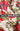 Contemporary Multicolor Chintz Core Pattern Printed Natural Muslin Silk Fabric