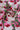 Bossy Pink All Over Flower Print Natural Muslin Silk Fabric