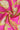 Pink Yellow Floral Pattern Printed Natural Muslin Silk Fabric