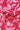 Crimson Red Periwinkle Pattern Printed Natural Muslin Silk Fabric