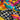 Natural Muslin Silk Multicolour Abstract Floral Pattern Printed Fabric
