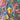 Pure Cotton Multicolour Abstract Floral Pattern Printed Fabric