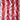 Natural Muslin Silk Red White Striped Pattern Printed Fabric