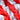 Natural Muslin Silk Red White Striped Pattern Printed Fabric