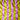 Pink Yellow Stripe Pattern Printed Natural Muslin Fabric