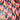 Multicolour Zigzag Pattern Printed Natural Muslin Silk