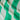 Natural Muslin Silk Green White Stipe Pattern Printed Fabric