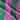 Purple Green Stripe Pattern Printed Natural Muslin Silk Fabric