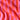 One Inch Red and Pink Stripe Pattern Printed Natural Muslin Silk Fabric