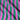 One Inch Pink and Green Stripe Pattern Printed Natural Muslin Silk Fabric