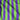 One Inch Purple and Green Stripe Pattern Printed Natural Muslin Silk Fabric