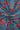 Teal Pure Cotton Floral Printed Fabric
