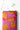 Pink Orange Floral Pattern Printed Natural Muslin Silk Fabric