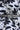 Black and Ivory Floral Pattern Printed Natural Muslin Silk Fabric
