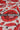Cream-Red Floral Printed Natural Muslin Silk Fabric