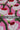Bossy Pink All Over Flower Print Natural Muslin Silk Fabric