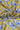 Mustard Off White Floral Pattern Printed Natural Muslin Silk Fabric