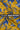 Shock Yellow Regal Floral Motif Pattern Printed Natural Muslin Silk Fabric