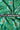 Floral Blue, Leaf Green Pattern Printed Natural Muslin Silk Fabric
