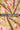 Pastel Color Rose With Zig Zag Background Pattern Printed Natural Muslin Silk Fabric
