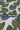 Off-white and Olive Periwinkle Pattern Printed Natural Muslin Silk Fabric
