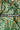 Barah Masi Cluster Pattern Printed With Green Background Natural Muslin Silk Fabric