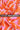 Pink Orange All Over Heart Abstract Pattern Printed Natural Muslin Silk Fabric