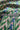 Multicolor Abstract Herringbone Pattern Printed Natural Muslin Silk Fabric