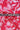 Crimson Red Periwinkle Pattern Printed Natural Muslin Silk Fabric