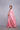 Flamingo Pink Floral Printed Muslin Saree With Co-ord Lace