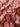 Red Vintage Floral Pattern Printed Pure Cotton Fabric