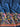 Blue Dola Silk Fabric with Butti Work and Heavy Embroidered Border Work