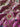 Mauve Floral Multi Embroidered with Bead Work Glimmer Satin Fabric