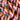 Multicolour Zigzag Pattern Printed Natural Muslin Silk