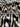 Black and White Zigzag Pattern Printed Pure Cotton Fabric