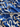 Indigo Fluid Floral Pattern Printed Pure Cotton Fabric