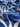 Indigo Fluid Floral Pattern Printed Pure Cotton Fabric