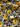 Yellow Bling Floral Pattern Printed Pure Cotton Fabric
